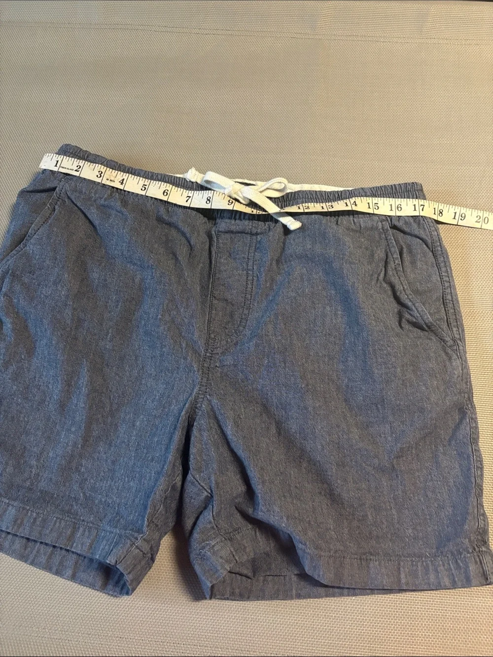 J. Crew Light Chambray Shorts - Light Blue sz L EUC